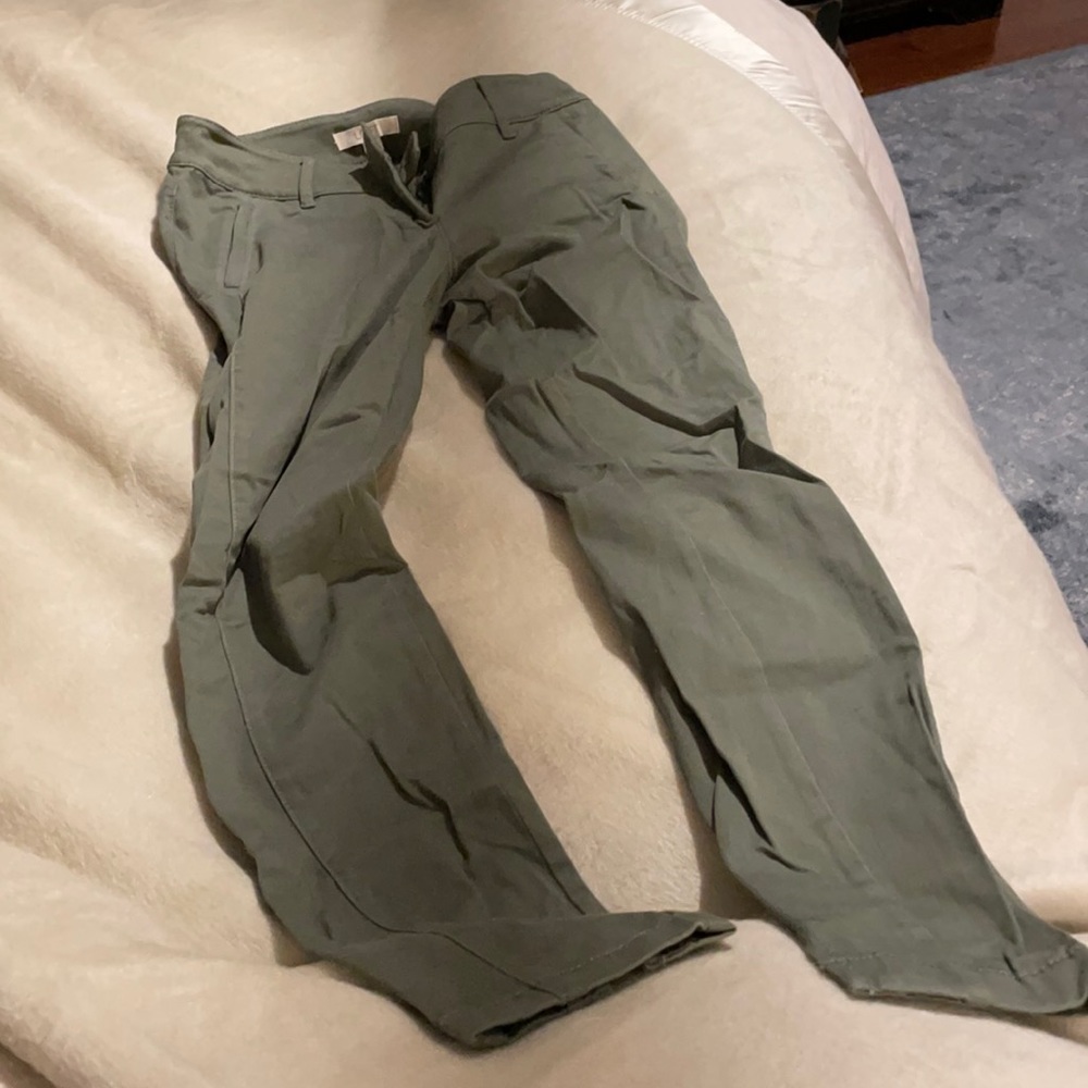 Vintage sage LOFT 00P pants possibly worn once. Like new!